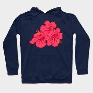 Cayenas No. 01 - Dominican Republic Flower Hoodie